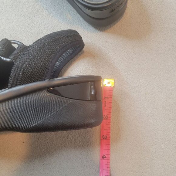 Bzees Women's Star Bright Black Wedge Sandals Size 7.5 M - Picture 6 of 8